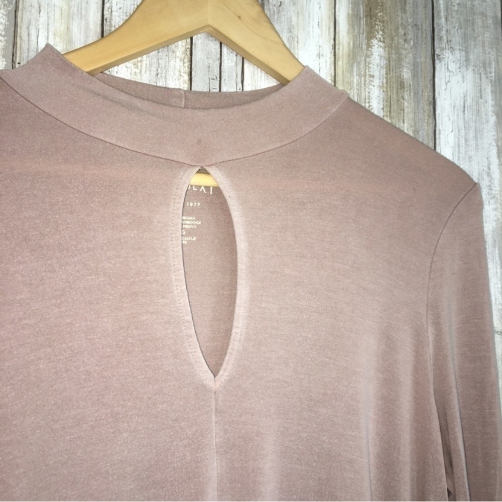 American Eagle Tan Long Sleeve Blouse - Picture 3 of 4